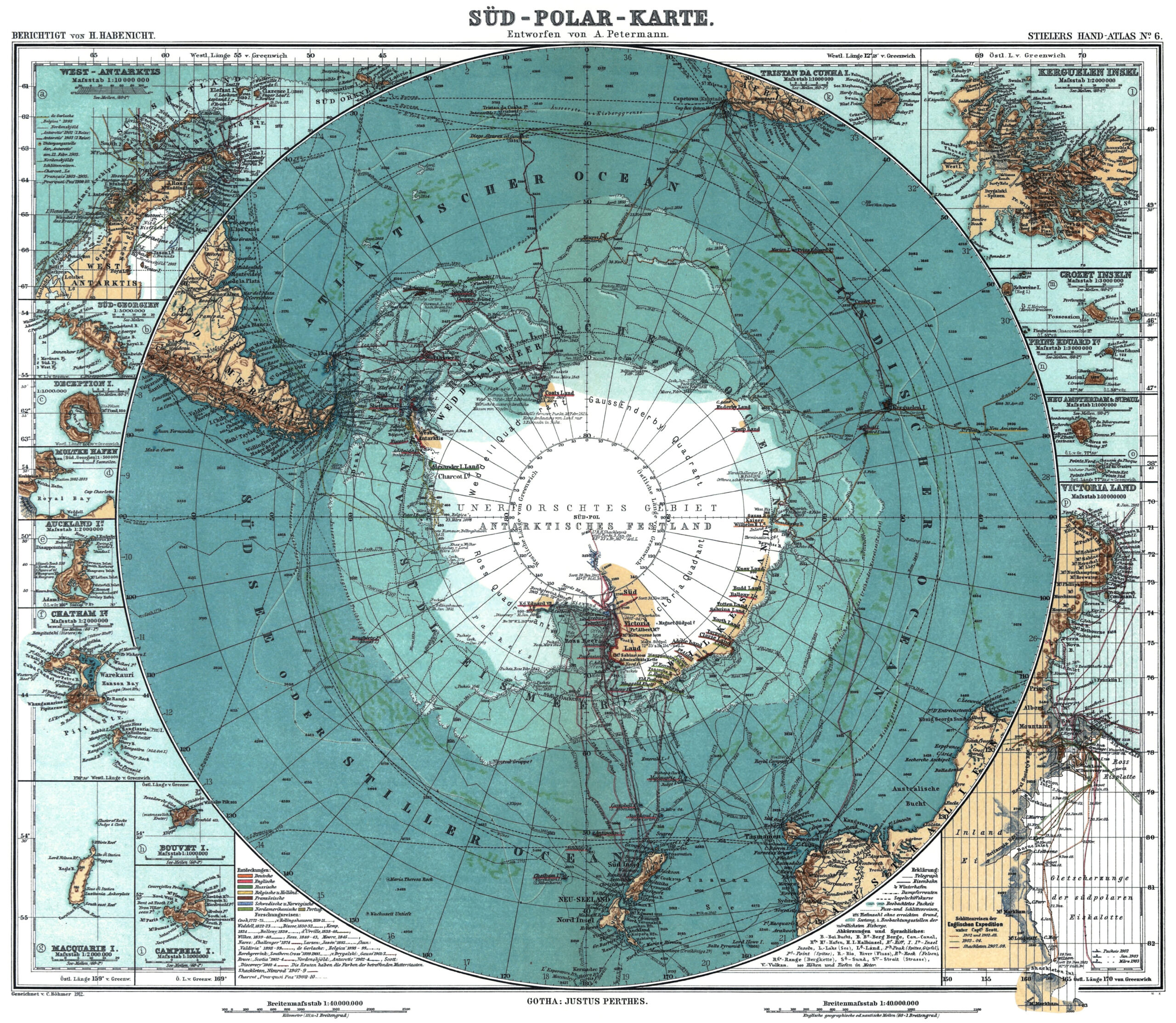 Antarctica map